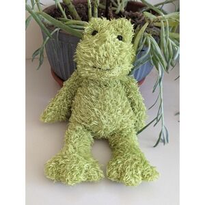 Jellycat London FUDDLEWUDDLE frog green RETIRED stuffed animal 16" plush